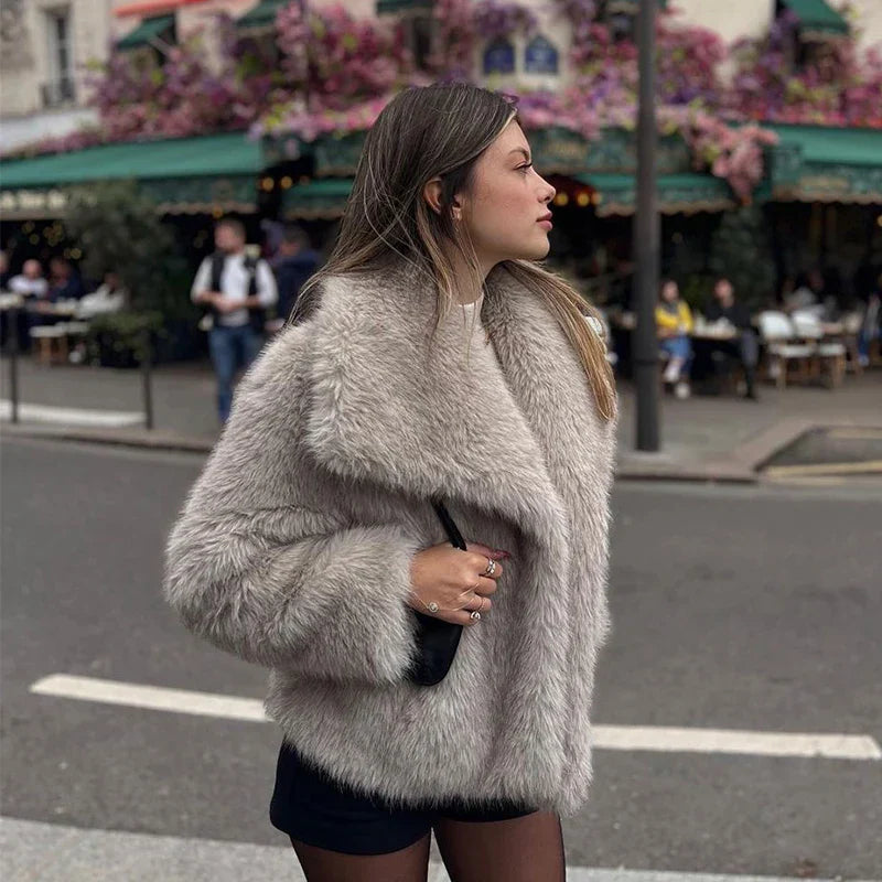 Aurora Faux Fur Coat