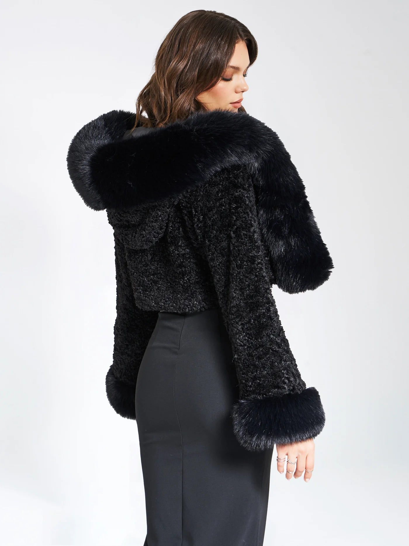 Snow Faux fur coat