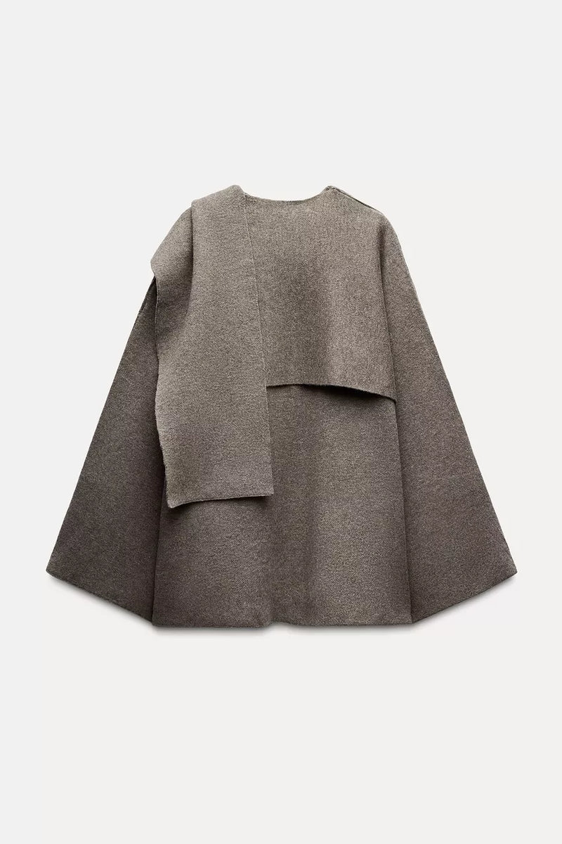 Solace cape coat