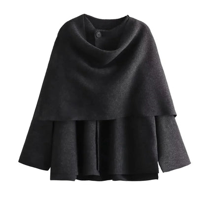 Solace cape coat